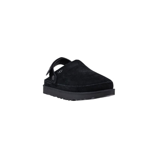 Black Recycled Polyester Flat Shoe