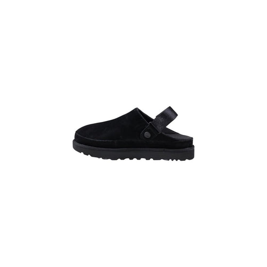 Black Recycled Polyester Flat Shoe