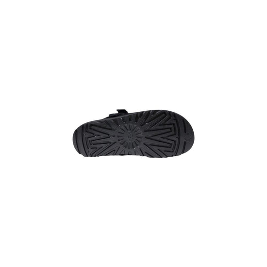 Black Recycled Polyester Flat Shoe