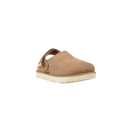 Beige Recycled Polyester Flat Shoe