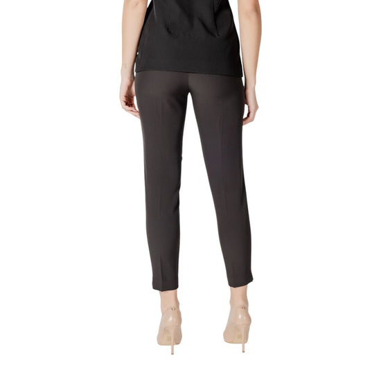 Black Polyester Jeans & Pant