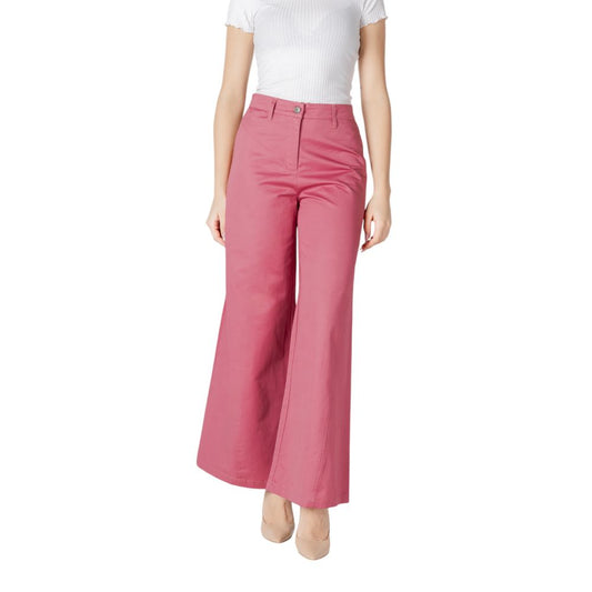 Pink Cotton Jeans & Pant