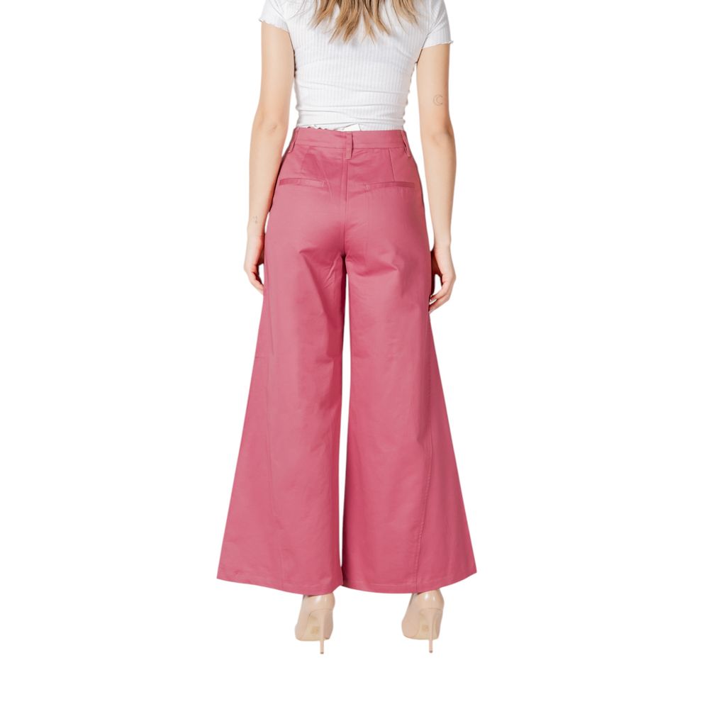 Pink Cotton Jeans & Pant