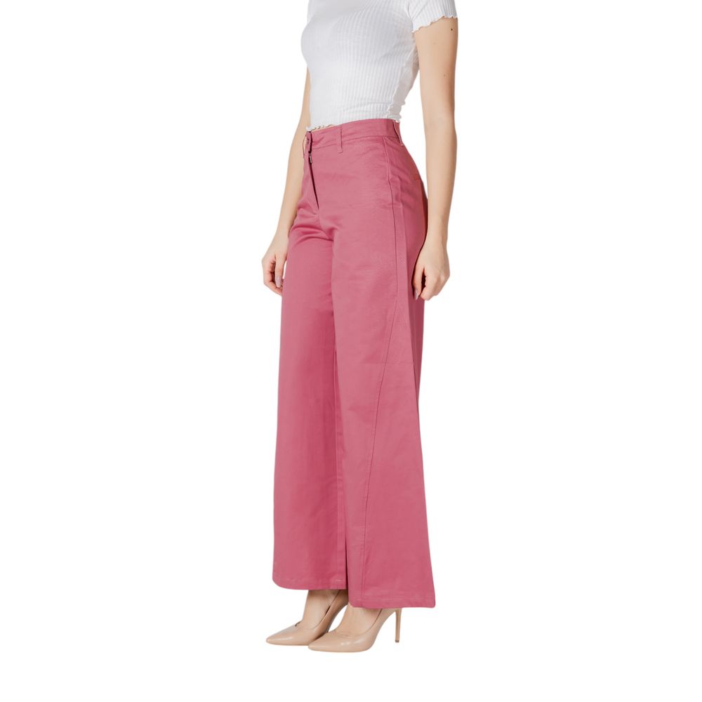 Pink Cotton Jeans & Pant