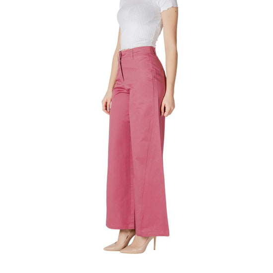 Pink Cotton Jeans & Pant