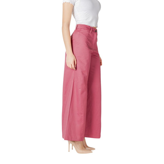 Pink Cotton Jeans & Pant