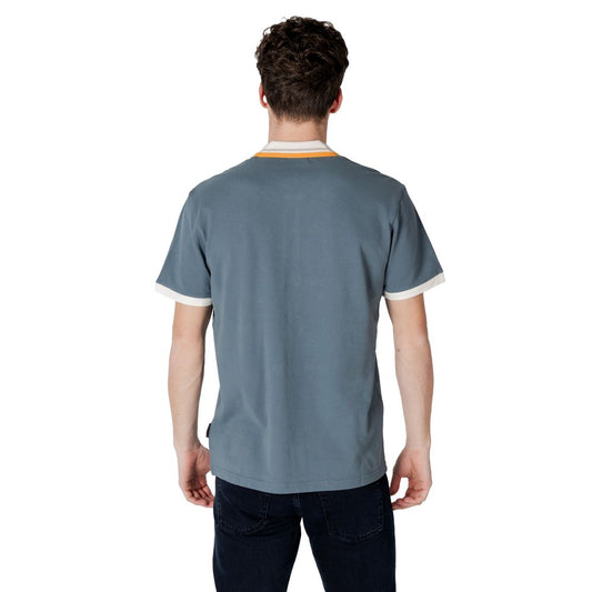 Gray Cotton Polo Shirt