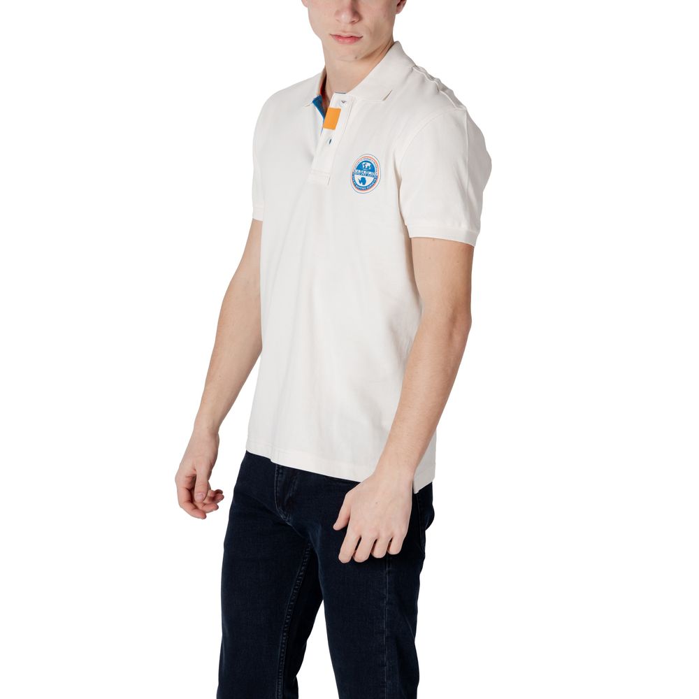 Cream Cotton Polo Shirt