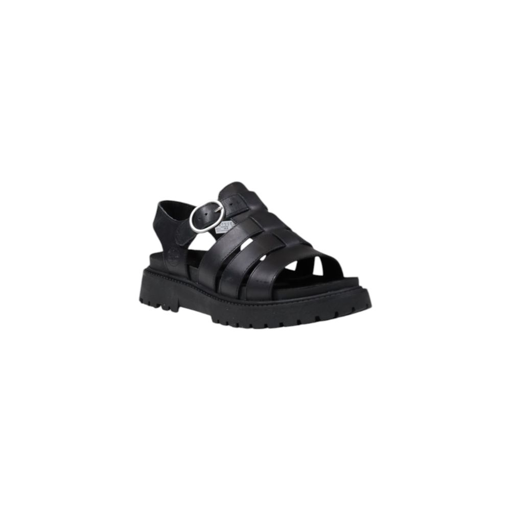 Black Leather Sandal