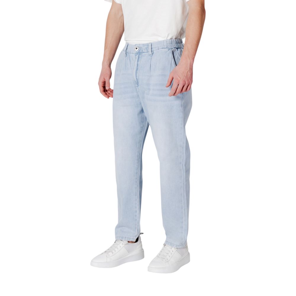 Blue Cotton Jeans & Pant