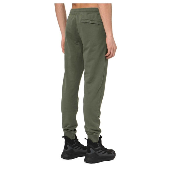 Beige Cotton Men's Track Pant