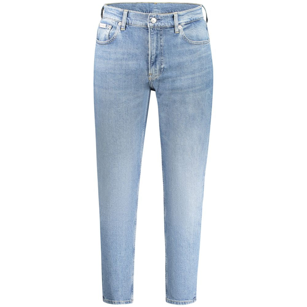 Blue Cotton Men Jeans