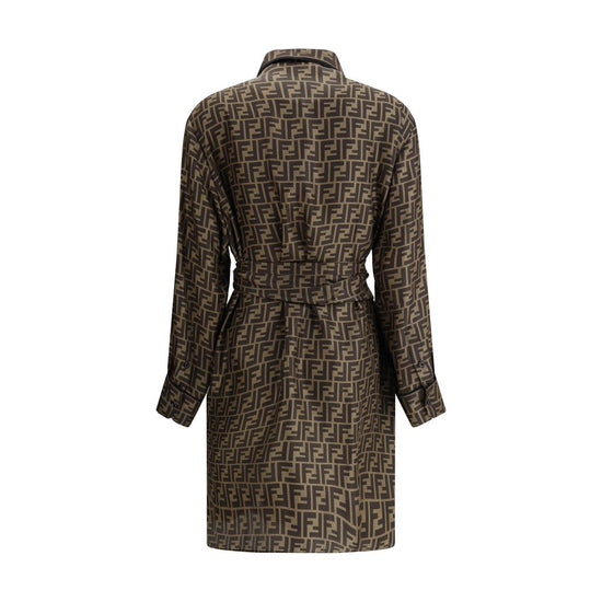 FF pattern shirt Dress