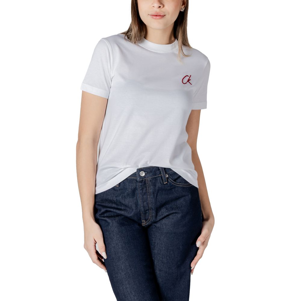 White Cotton Rigenerato Tops & T-Shirt