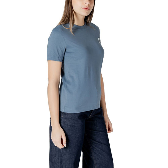 Blue Cotton Rigenerato Tops & T-Shirt