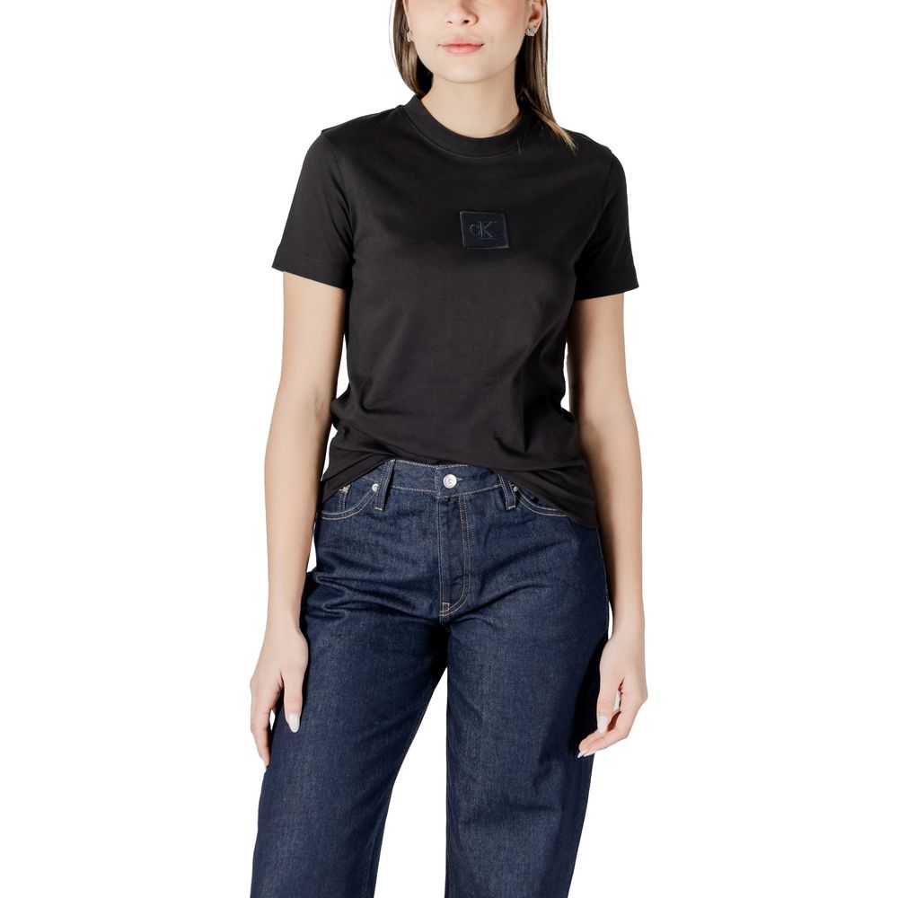 Black Cotton Tops & T-Shirt