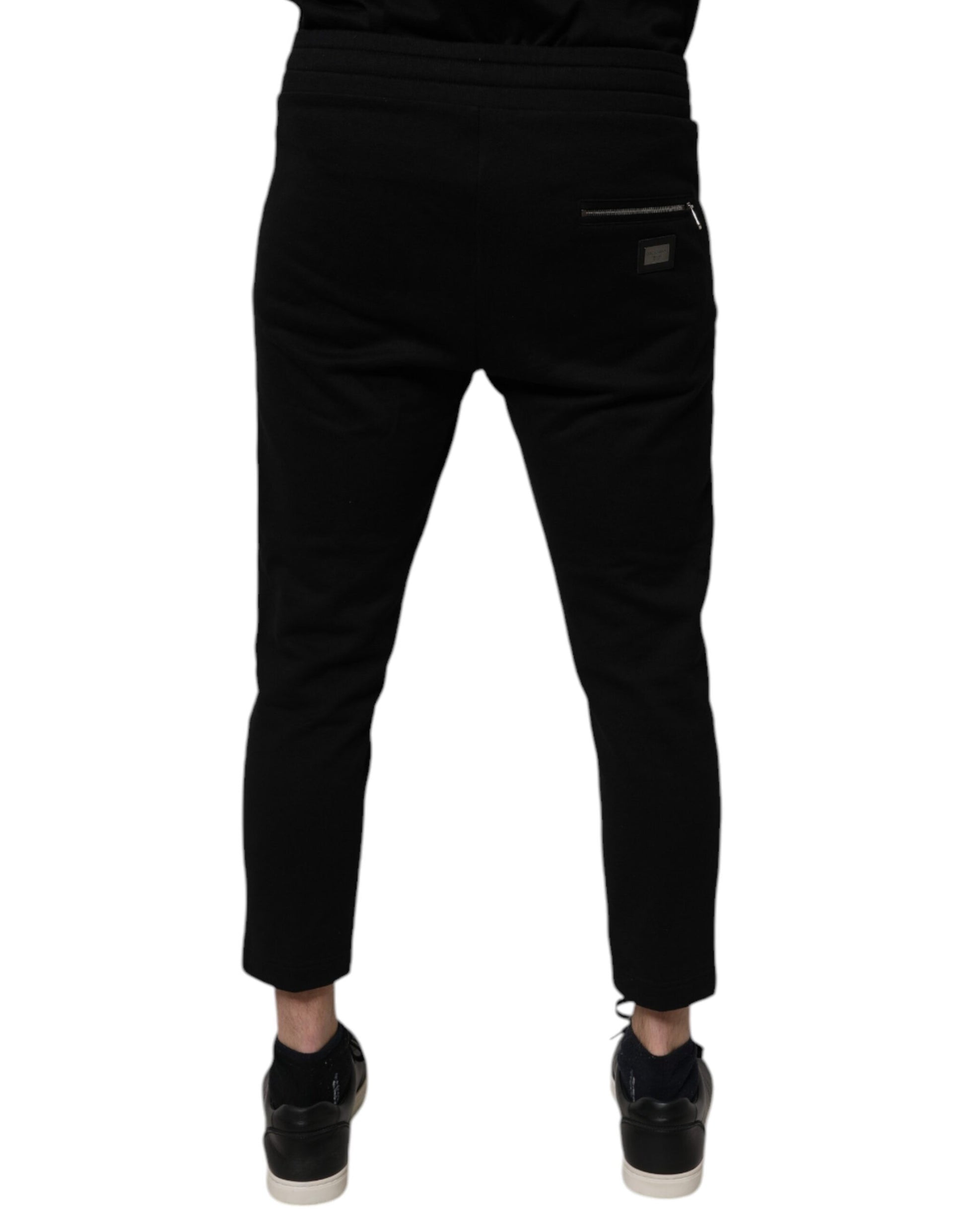 Black Cotton Jogger Jogging Pants