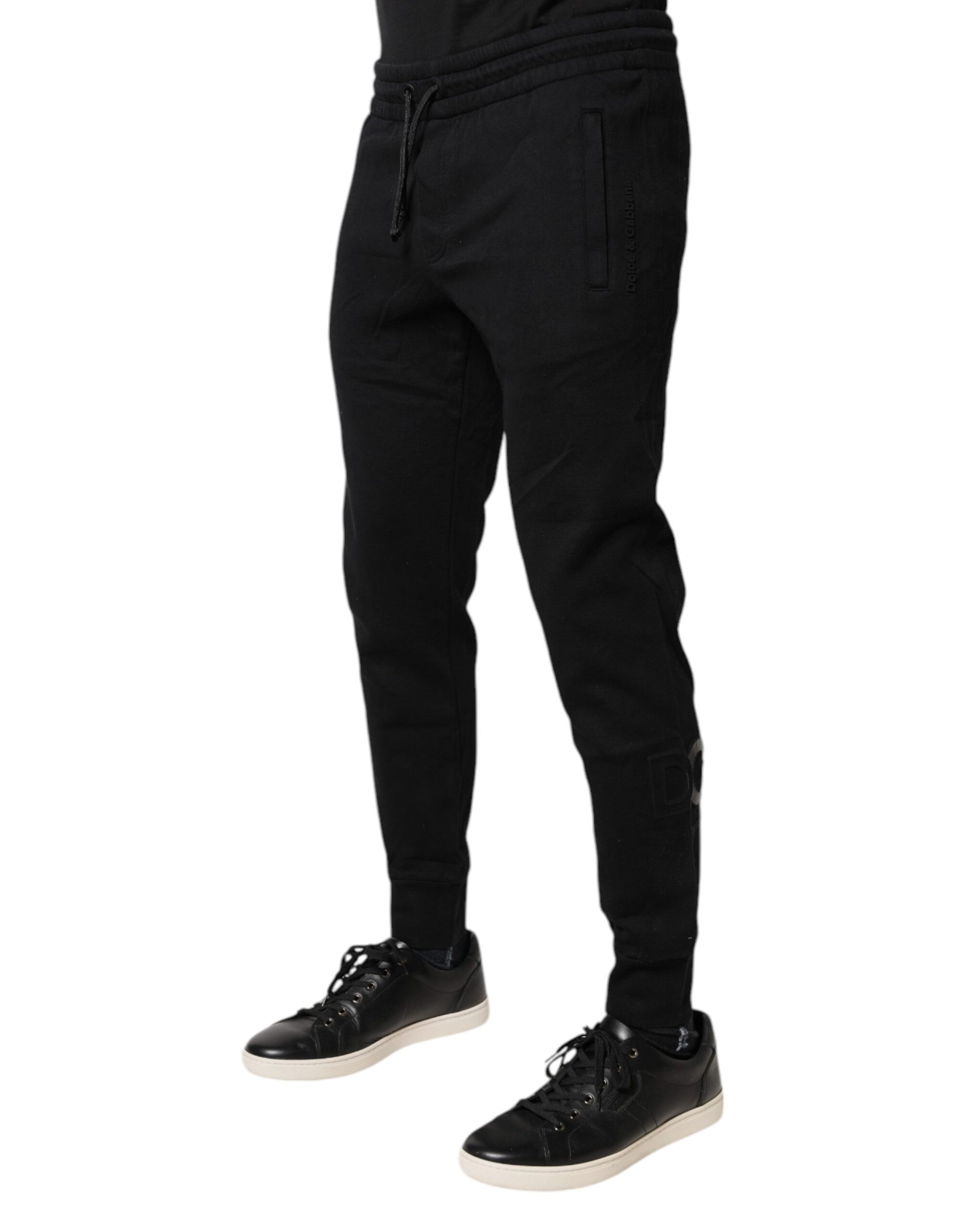 Black Cotton Jogger Jogging Pants