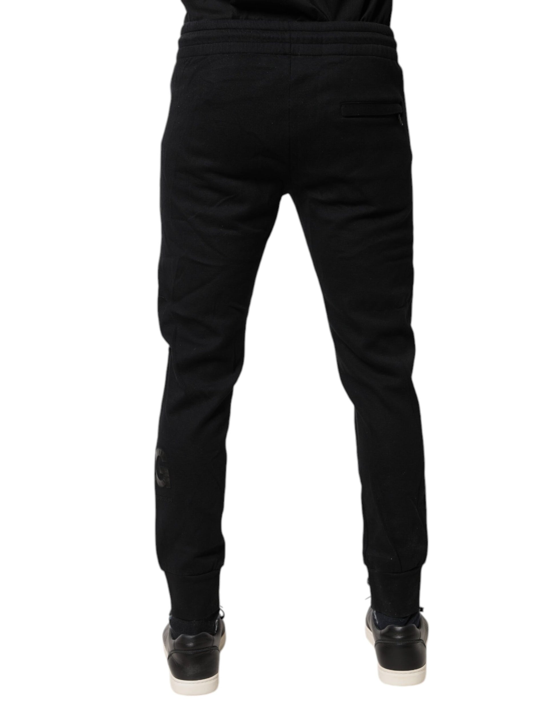 Black Cotton Jogger Jogging Pants