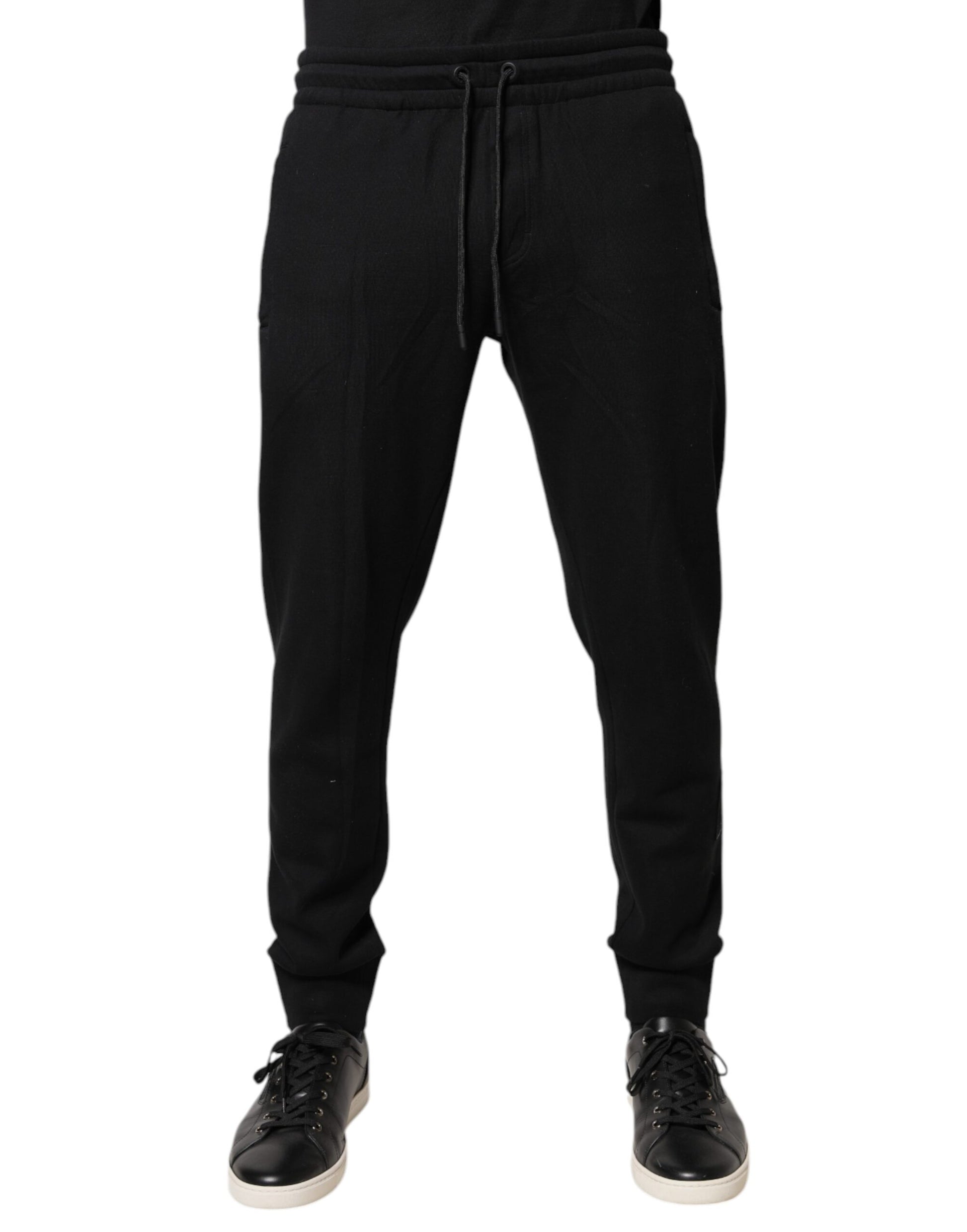 Black Cotton Jogger Jogging Pants