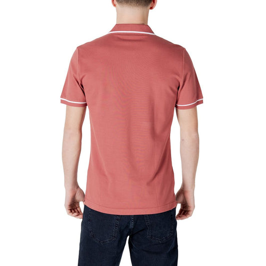 Red Cotton Polo Shirt