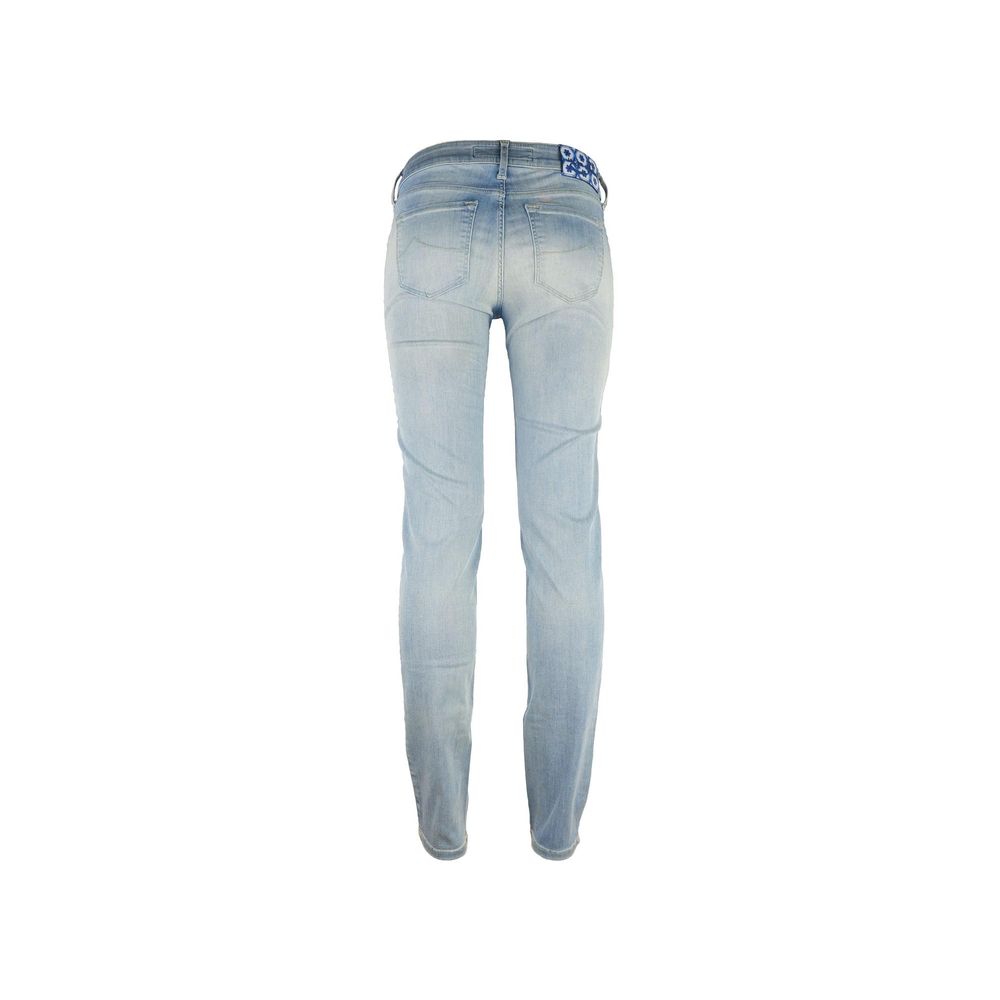 Blue Cotton Jeans & Pant