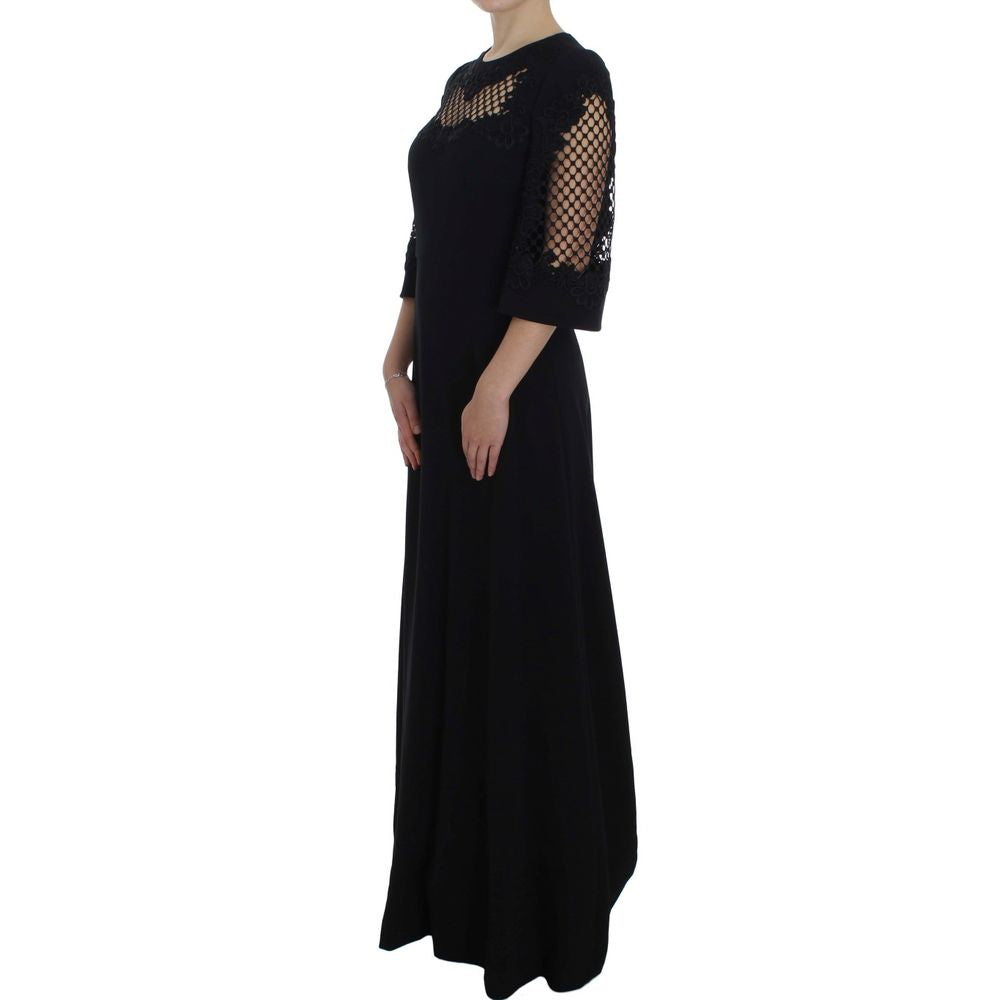 Black Wool Dress