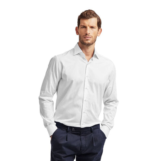 White White Cotton Material Shirt