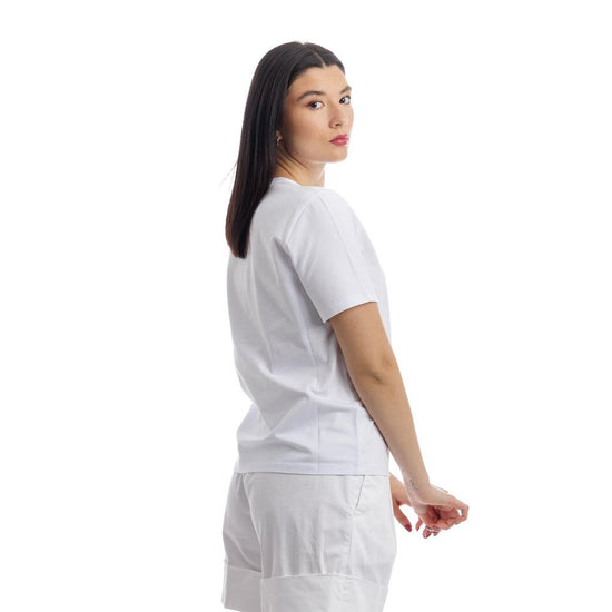 White Cotton Tops & T-Shirt