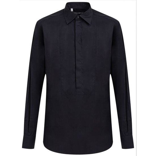 Navy Blue Cotton Shirt