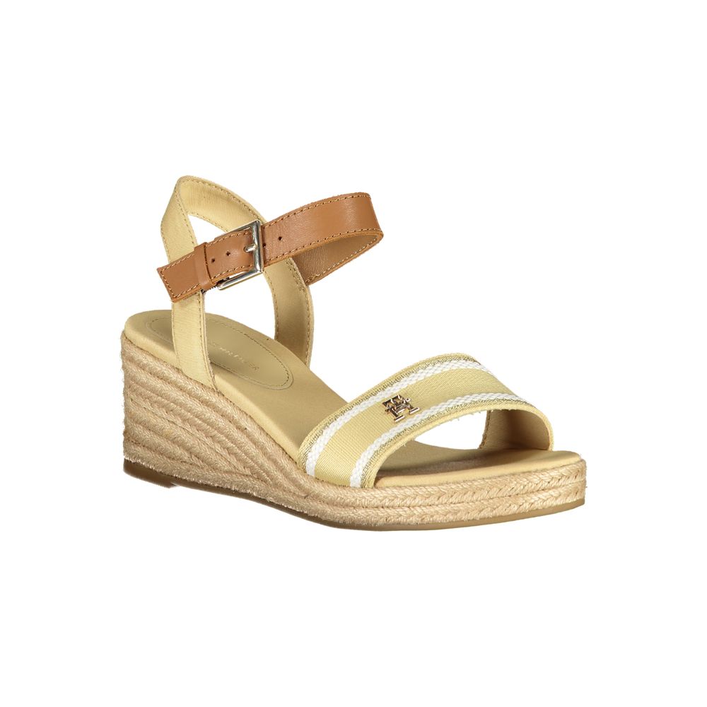 Beige Polyester Sandal