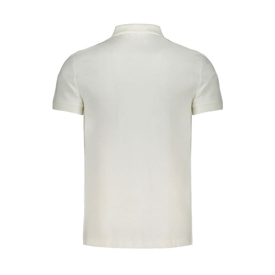 White Cotton Polo Shirt