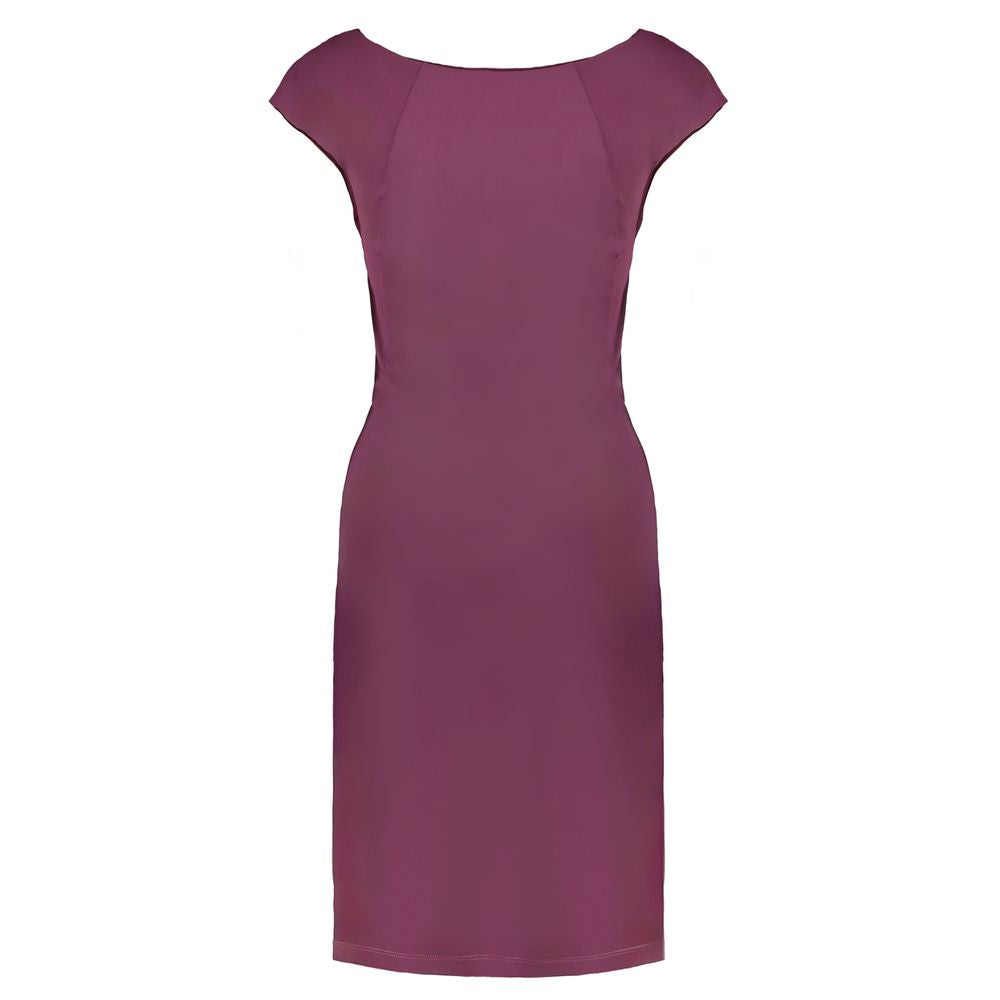 Purple Elastane Dress