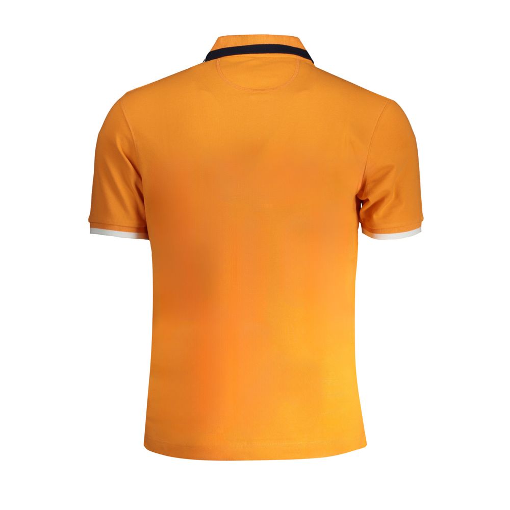 Orange Cotton Polo Shirt