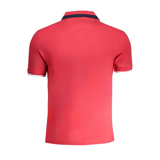 Red Cotton Polo Shirt