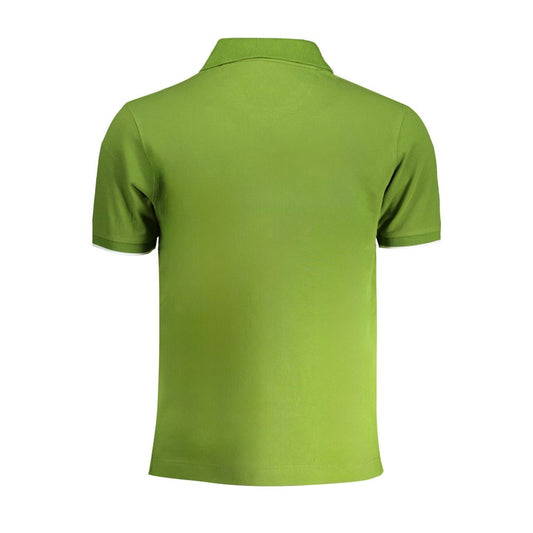 Green Cotton Polo Shirt