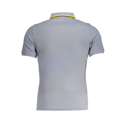 Gray Cotton Polo Shirt