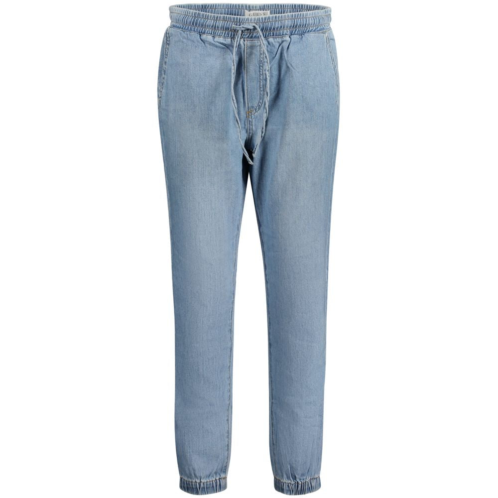 Light Blue Cotton Jeans & Pant