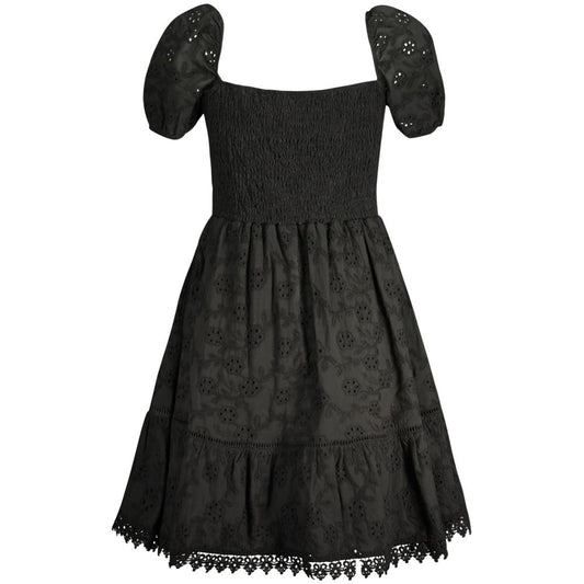 Black Cotton Women Dress