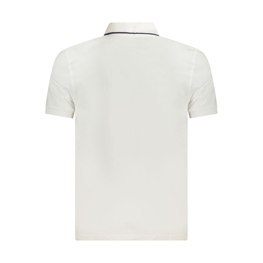 White Cotton Polo Shirt