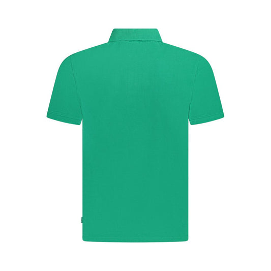 Green Cotton Polo Shirt