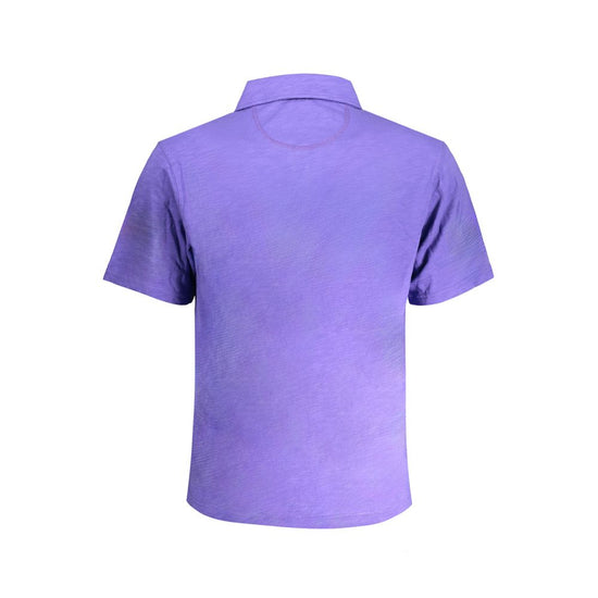 Purple Cotton Polo Shirt