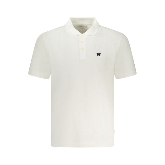 White Cotton Polo Shirt