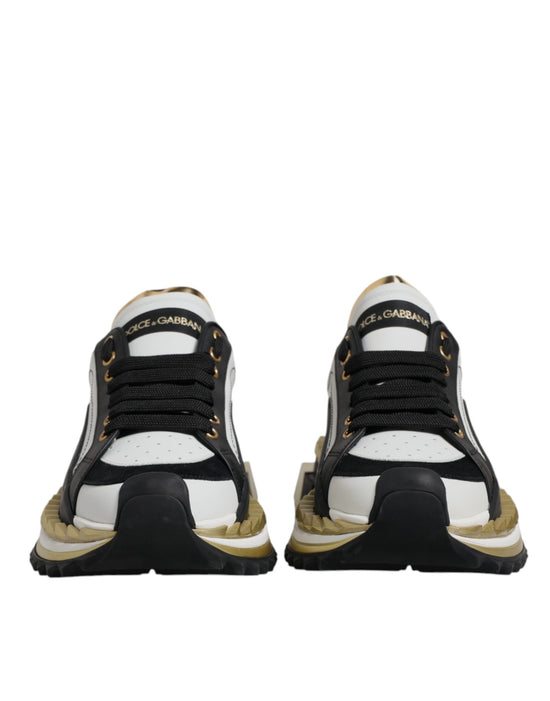 White Gold Black SUPER KING Sneakers Shoes