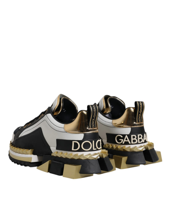 White Gold Black SUPER KING Sneakers Shoes