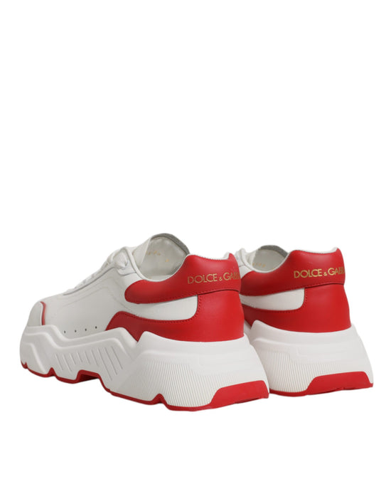 White Red Leather Daymaster Men Sneakers Shoes