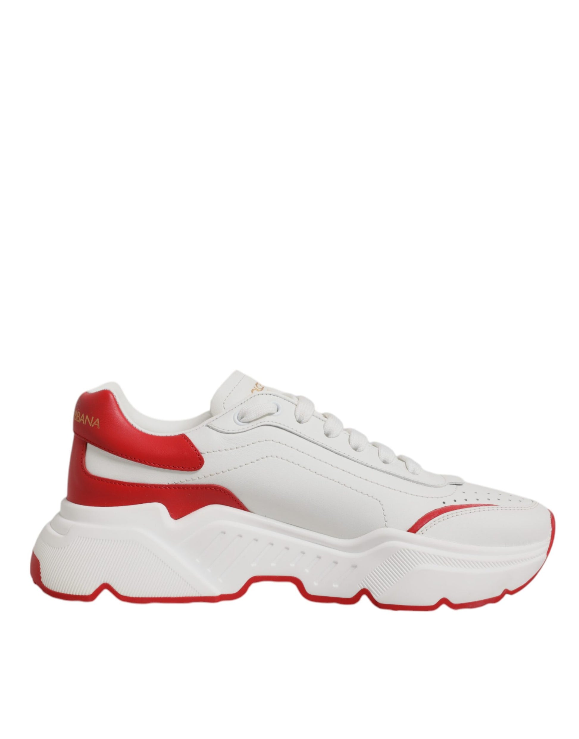 White Red Leather Daymaster Men Sneakers Shoes