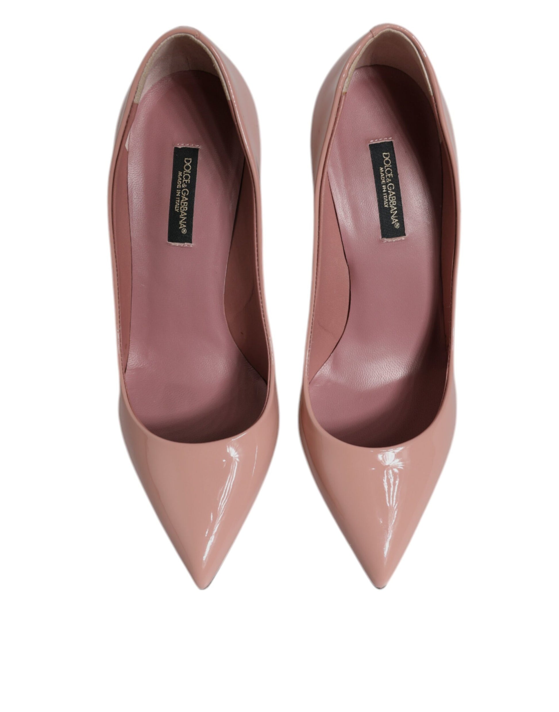 Pink Patent Leather Stiletto Heel Pumps Shoes