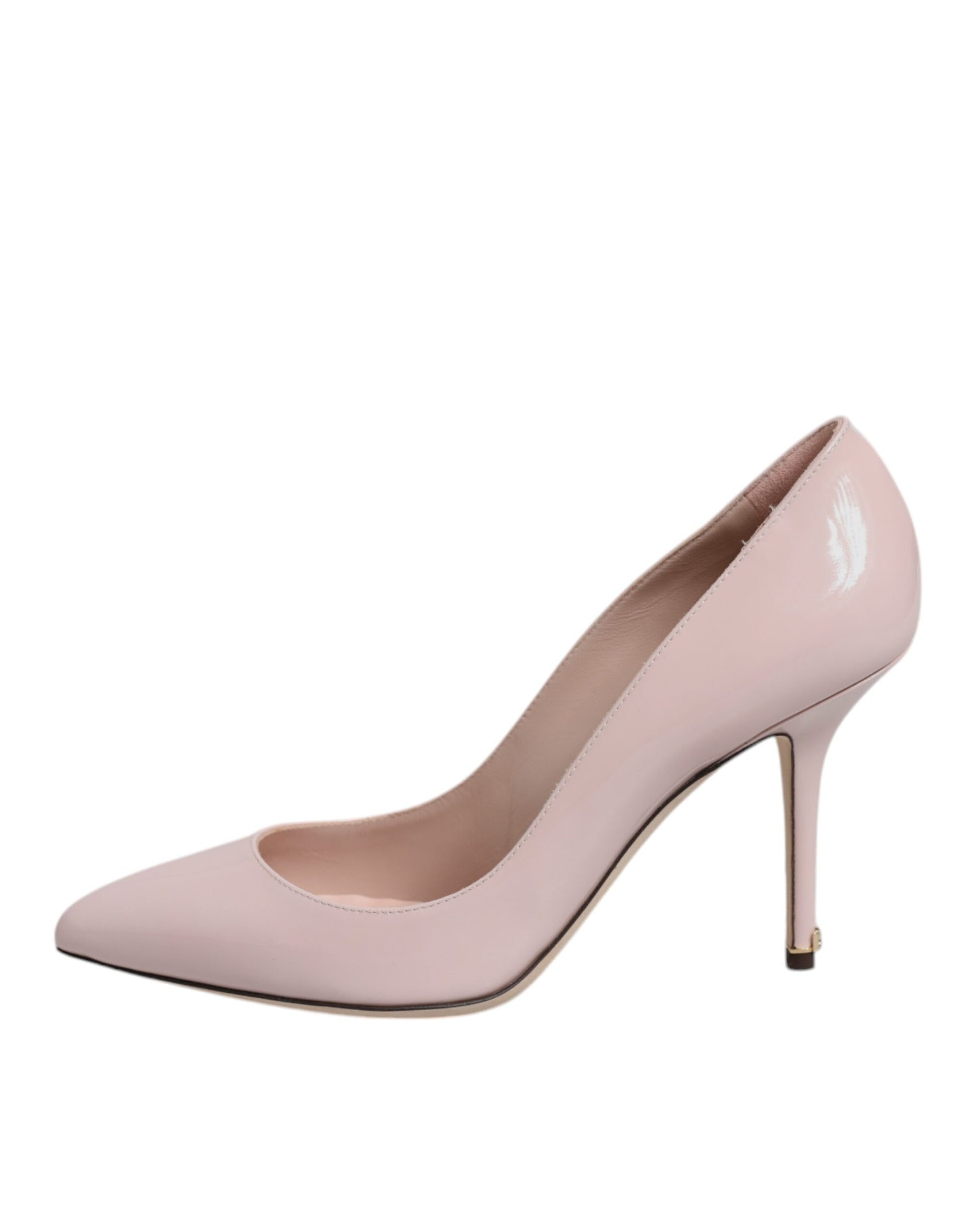 Pink Patent Leather Stiletto Heel Pumps Shoes