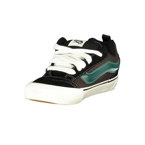 Black Leather Men Sneaker